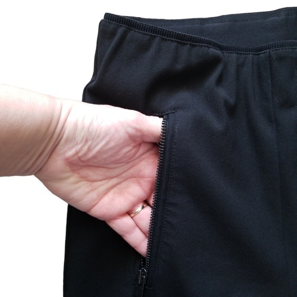 Rag & Bone Women's Black Stretch High Rise Collier Trouser Pants Sz. 4 - Picture 6 of 14